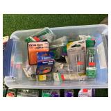Small Tote of Hardware Items