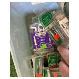 Small Tote of Hardware Items