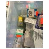 Small Tote of Hardware Items