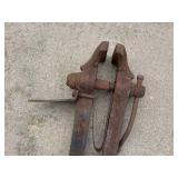 Antique Blacksmith Post Vise
