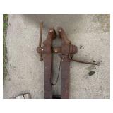 Antique Blacksmith Post Vise