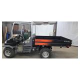2009 Kubota RTV900 Diesel Utility Vehicle With Extra Long Dump Bed