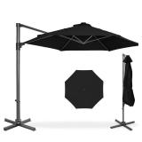 Best Choice Products 360° Rotating Cantilever Offset Umbrella - 10ft