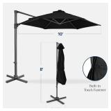 Best Choice Products 360° Rotating Cantilever Offset Umbrella - 10ft