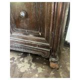Large Antique Solid Oak Dresser 66 inches wide, 21 inches deep, 37 inches tall