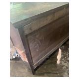 Large Antique Solid Oak Dresser 66 inches wide, 21 inches deep, 37 inches tall