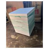3 Drawer Storage Dresser - 19 inches wide, 20 inches deep, 24 inches tall