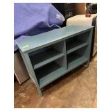 Blue Storage Shelf - 44 inches wide, 16 inches deep, 31 inches tall