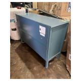 Blue Storage Shelf - 44 inches wide, 16 inches deep, 31 inches tall
