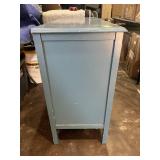 Blue Storage Shelf - 44 inches wide, 16 inches deep, 31 inches tall