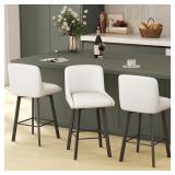 SAECKBERG Swivel Bar Stools, 26
