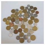 Large Unsearched Foreign Coin Lot – World Coins, Mixed Countries & Denominations