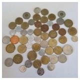 Large Mixed Unsearched Coin Lot – Foreign, World & Assorted Circulated Coins