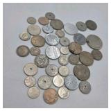 Mixed World Coin Lot – Foreign Coins, Tokens & Older Circulated Coins – Unsearched Style Collector Lot