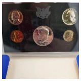 1970-S U.S. Mint Proof Set – 5 Coin Set With 40% Silver Kennedy Half Dollar – Original Blue Holder