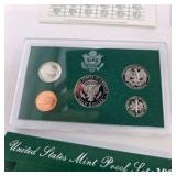 1997 & 1998 U.S. Mint Proof Sets – 2 Set Lot With Original Green Holders & COA Cards