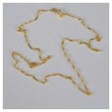 925 Sterling Silver Gold Plated Necklace – New Delicate Chain Jewelry