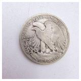 1935 Walking Liberty Half Dollar – 90% Silver – Early Date Silver Half – Approx. 0.3617 Troy Oz Silver
