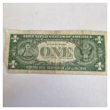 1957 $1 Silver Certificate Note – Blue Seal U.S. Currency – Vintage Collectible Dollar Bill