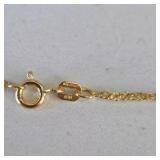 925 Sterling Silver Gold Plated Necklace – New Delicate Chain Jewelry