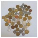 Large Unsearched Foreign Coin Lot – World Coins, Mixed Countries & Denominations