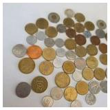Large Mixed Unsearched Coin Lot – Foreign, World & Assorted Circulated Coins