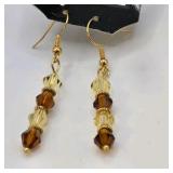 3 Pair Handmade Beaded Earrings – Local Minnesota Senior Artist – 100% Proceeds Support Artist