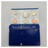 1971 U.S. Mint Proof Set + Extra 1971 Mint Cello Coins – Original Blue Holder