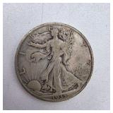 1935 Walking Liberty Half Dollar – 90% Silver – Early Date Silver Half – Approx. 0.3617 Troy Oz Silver