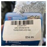 Minnesota Timberwolves Crunch Mini Plush Bear – NBA Mascot Collectible With Tag
