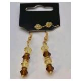3 Pair Handmade Beaded Earrings – Local Minnesota Senior Artist – 100% Proceeds Support Artist