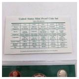 1997 & 1998 U.S. Mint Proof Sets – 2 Set Lot With Original Green Holders & COA Cards