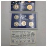 2002 U.S. Mint Proof Set + 2005 50 State Quarters Proof Set – Original Cases & COA
