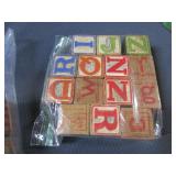 Wooden Alphabet Blocks