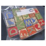 Wooden Alphabet Blocks