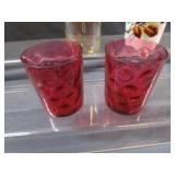 Fancy Glasses: Thumbprint, Painted, Vases