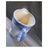 Butterfly Stoneware Pitcher