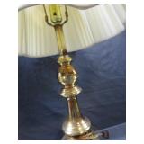 Heavy Brass Table Lamp