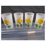 Frosted & Painted Glasses