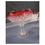 Cranberry Flash Glass