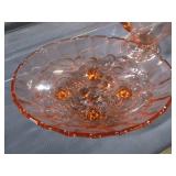 Pink Fruit Bowl, Div.Dish, Pitcher