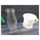 Syrup, Bottle, Shaving Mug