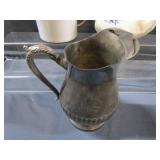 Silversmiths Water Pitcher, Ironstone Teapot