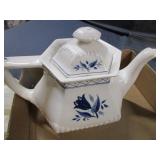 Silversmiths Water Pitcher, Ironstone Teapot