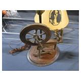 Spinning Wheel Lamp