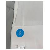 King Lofty Microfiber Comforter White - Room Essentials™: Midweight, Plain Weave, Machine Washable, OEKO-TEX Certified
