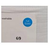 Corduroy Plaid Comforter Gray - Room Essentials Full/Queen