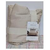 King TENCEL™ Duvet Cover and Sham Set Khaki - Threshold™: OEKO-TEX Certified, 320 Thread Count, Cooling Fabric, Zippered