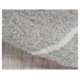 3x5 White and Grey Designed Rug