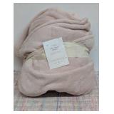 Full/Queen Microplush Blanket Pink - Threshold